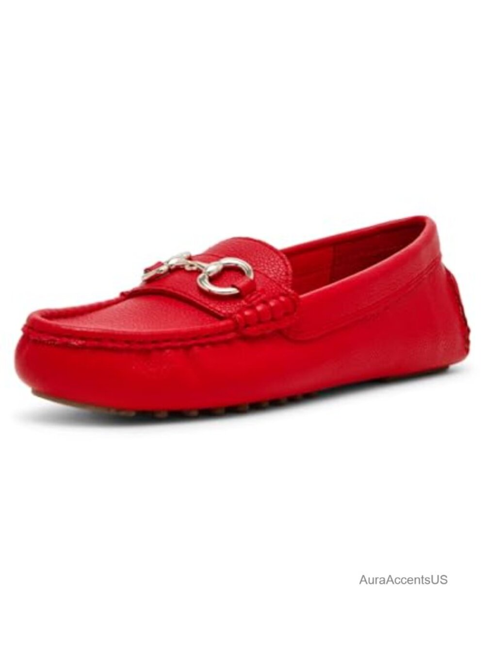Leather Moc Toe Driving Loafer Pull-On Flat with Tassel
